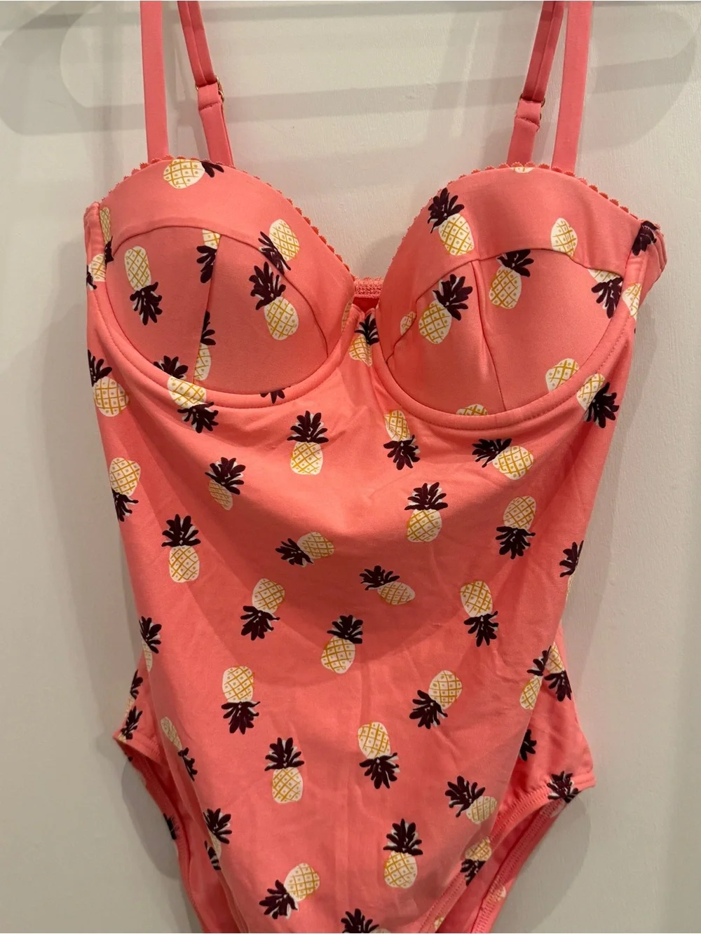 Kate Spade New York Laniakea Beach One-Piece Swimsuit Medium Retro Preppy Summer